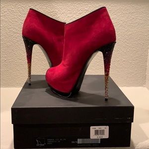 Women’s Giuseppe Zanotti Suede/Crystal heels